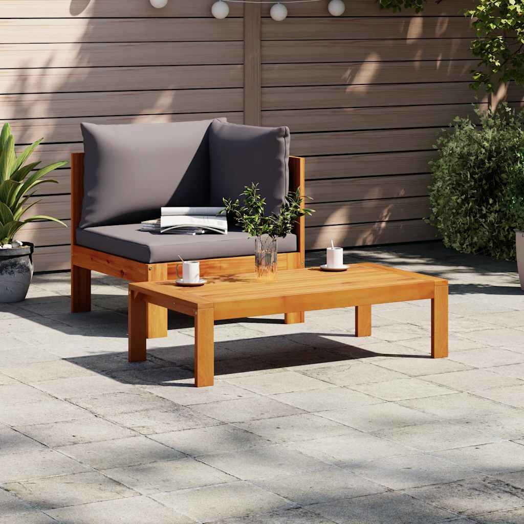 Vidaxl Massives Akazienholz Loungeset 2-tlg. - jetzt bis zu 73% günstiger sichern