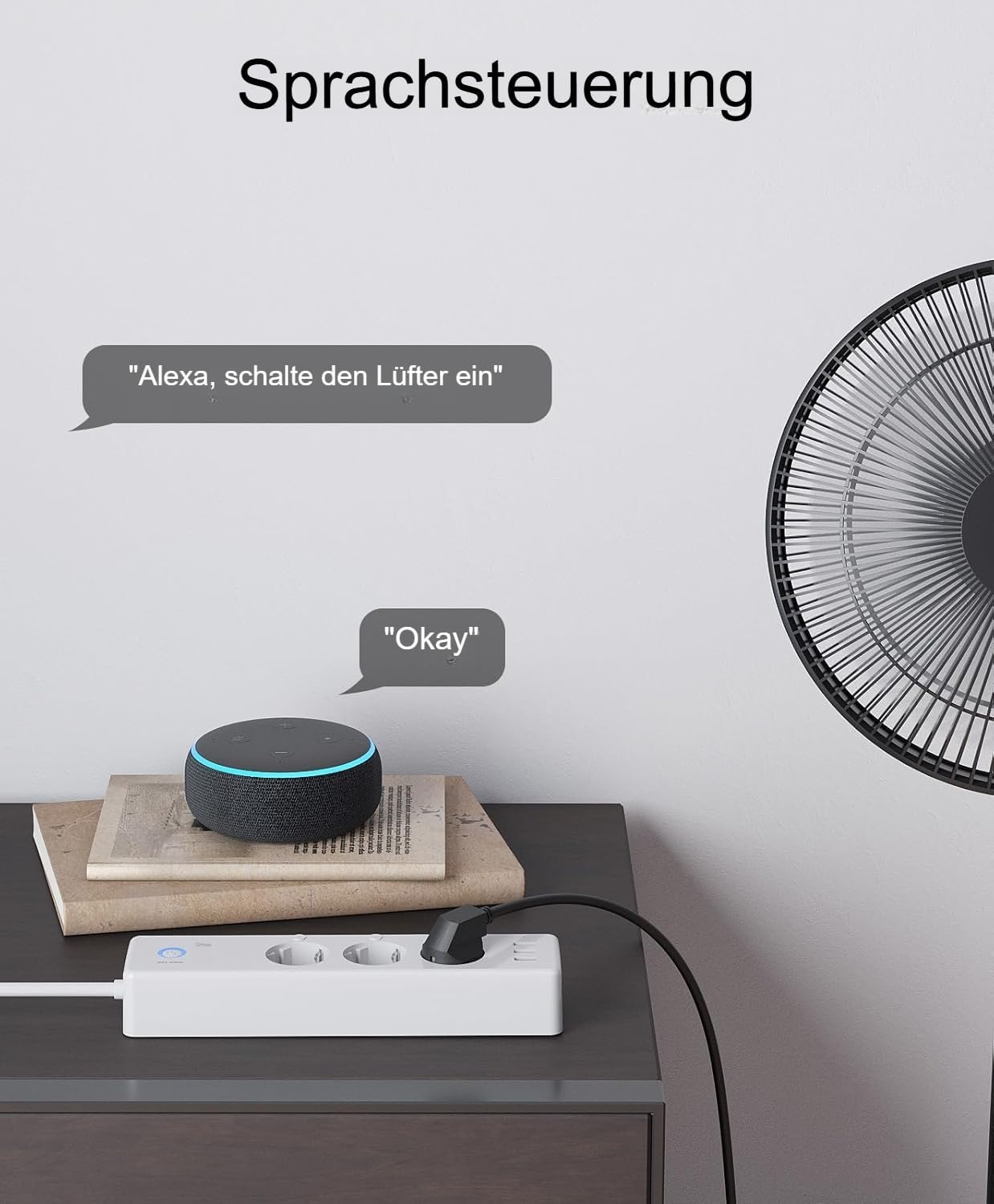 Smarte WLAN-Steckdosenleiste mit 3 USB-Ports - bis zu 30,9 % sparen
