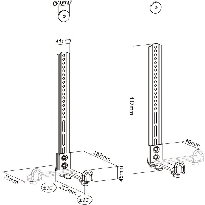 Universelle Soundbar-Halterung VESA-kompatibel - bis zu 31,2% Rabatt
