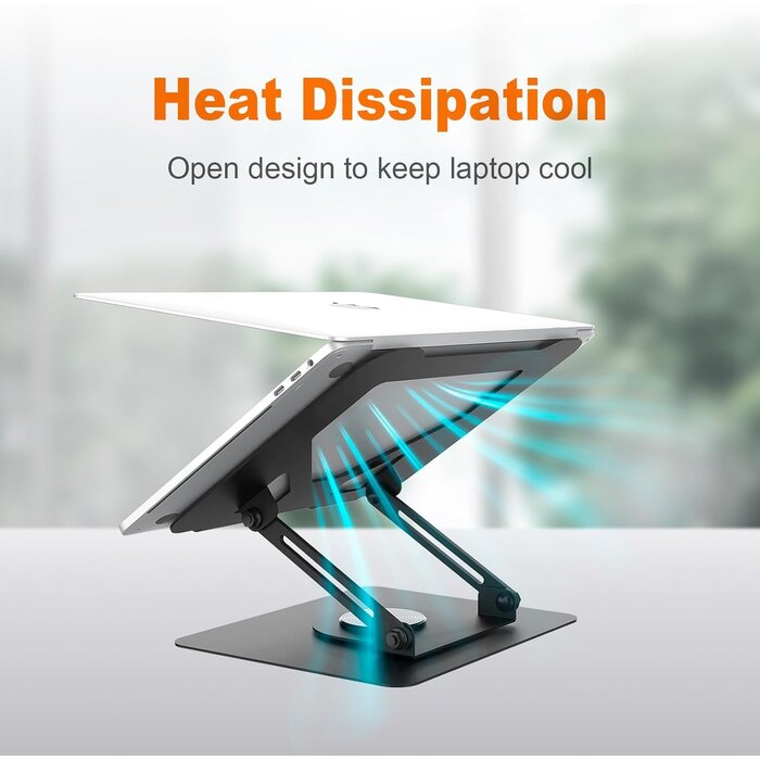 Ergonomischer Laptopständer 11-17 Zoll - 360° drehbar - Bis zu 25,4% Rabatt