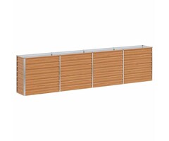 Vidaxl Großes Hochbeet aus verzinktem Stahl, 320x40x77 cm - bis zu 40% günstiger