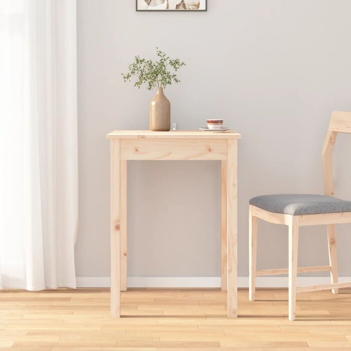 Kompakter Esstisch aus massivem Kiefernholz, 55x55 cm - bis zu 33,2% sparen