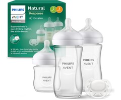 Babyflaschen-Set aus Glas & Schnuller - bis zu 34% Rabatt auf Rückläufer