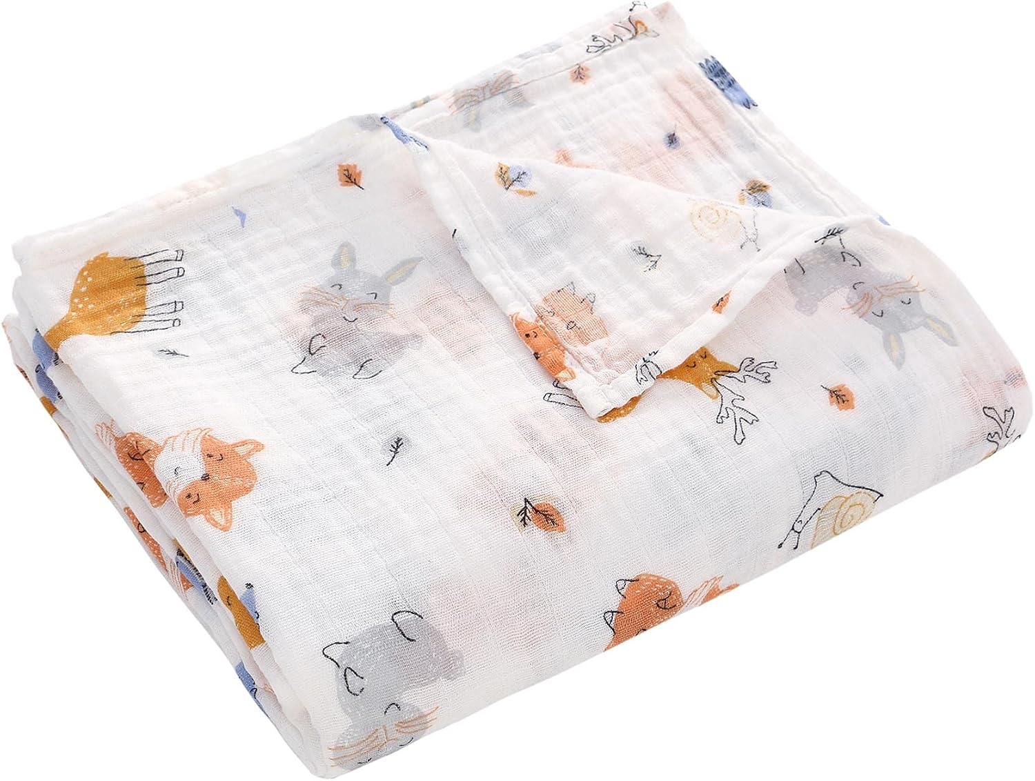 Musselin Babydecke 110x150cm mit Hasenmotiv - Jetzt bis zu 25,8% sparen