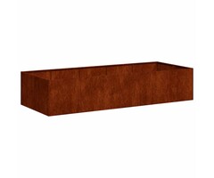 Vidaxl Großer Pflanzkübel aus wetterfestem Stahl 200x80x40 cm - bis zu 41% sparen