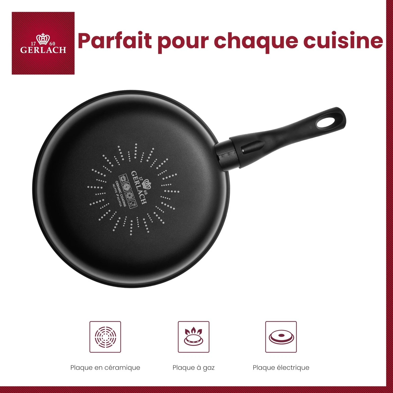 Aluminium Bratpfanne 28 cm - Keramik Antihaft - bis zu 30,5% Rabatt