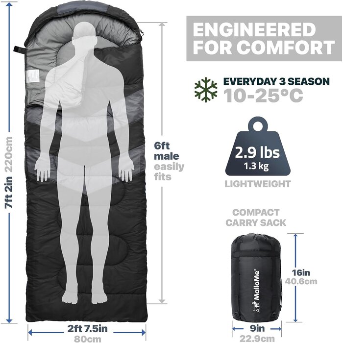 Vielseitiger Schlafsack für Outdoor-Abenteuer - Jetzt bis zu 32,2% sparen