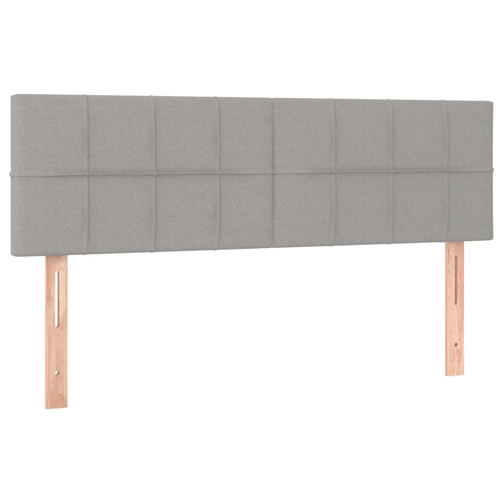 2er-Set Kopfteil für Bett, Lichtgrau, 72x88 cm - bis zu 33 % sparen!