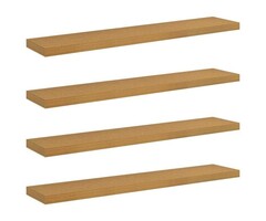 Vidaxl 4-teiliges Wandregal Set Beige - 120 cm - bis zu 46% sparen!