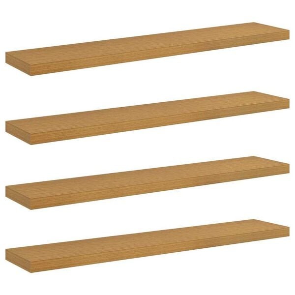 4-teiliges Wandregal Set Beige 120cm - Jetzt bis zu 33,6% Rabatt sichern
