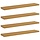 4-teiliges Wandregal Set Beige 120cm - Jetzt bis zu 33,6% Rabatt sichern