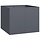 Stilvolles Hochbeet aus Stahl - 100x100x80cm - anthrazit - bis zu 34,2% sparen