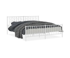 Vidaxl Stabiles Bettgestell Weiß 183x213 cm - Bis zu 41% Rabatt im Outlet