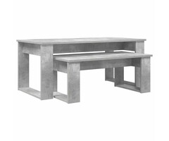 Vidaxl Couchtisch-Set in Betonoptik - 2-tlg. - Bis zu 39% Rabatt