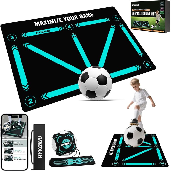 Fußball Trainingsmatte 90x60cm mit Kick-Trainer - jetzt bis zu 61% sparen