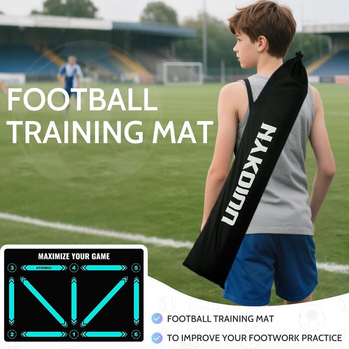 Fußball Trainingsmatte 90x60cm mit Kick-Trainer - jetzt bis zu 61% sparen