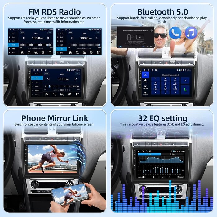 Android Autoradio für VW Polo (2008-2020) - 9 Zoll IPS - bis zu 34,3% Rabatt