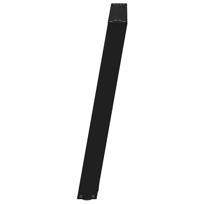 Tischbeine U-Form Stahl Schwarz 70x73 cm - Set - bis zu 33,1% günstiger