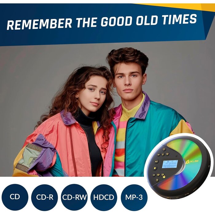 Tragbarer CD-Player mit Bluetooth & FM-Transmitter - bis zu 27,9% Rabatt