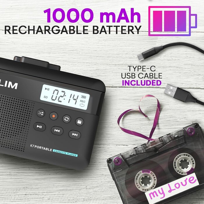 Mobiler Kassetten-Player & MP3-Konverter inkl. 16GB Karte - bis zu 32,6% Rabatt