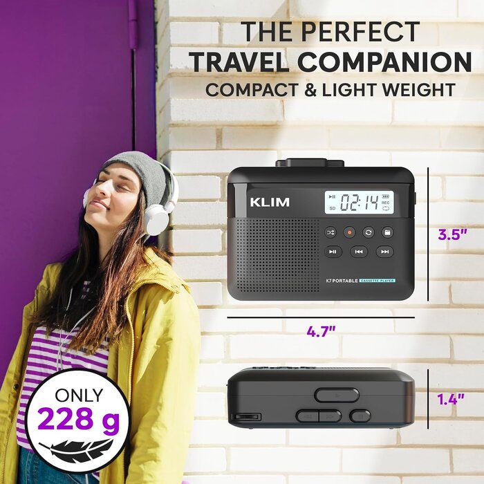 Mobiler Kassetten-Player & MP3-Konverter inkl. 16GB Karte - bis zu 32,6% Rabatt
