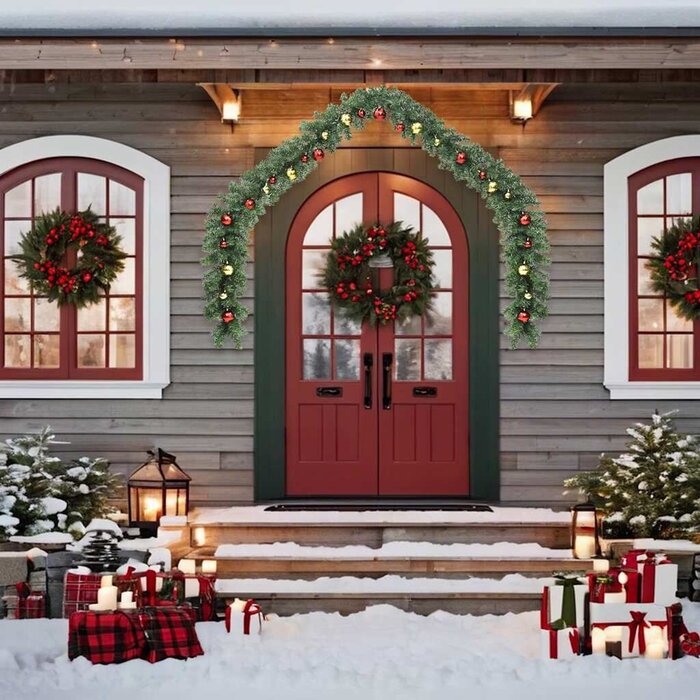 Vidaxl Weihnachtsgirlande 5m mit LED & Kugeln - bis zu 49% Rabatt im Outlet