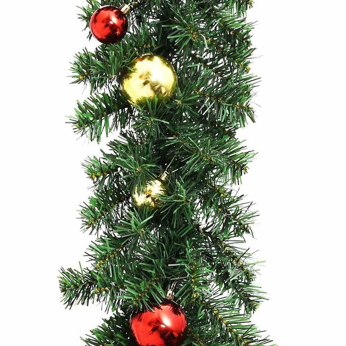 Vidaxl Weihnachtsgirlande 5m mit LED & Kugeln - bis zu 49% Rabatt im Outlet