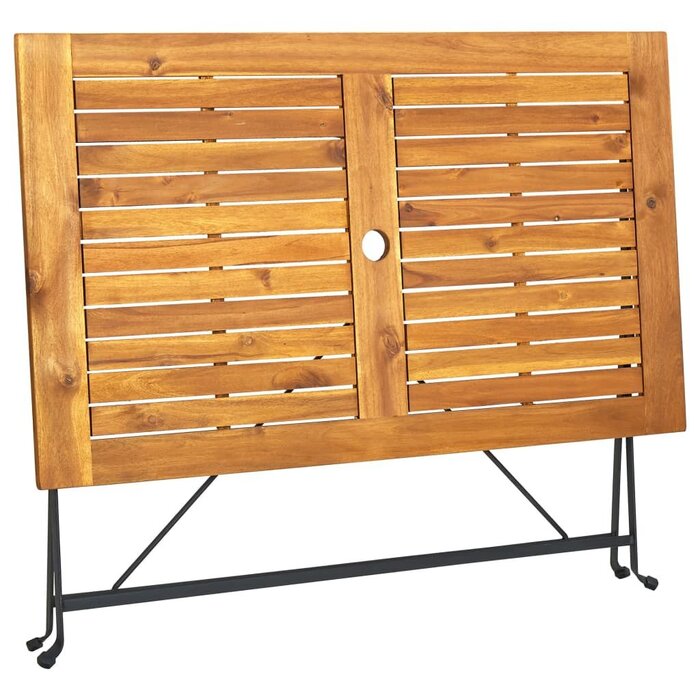 Klappbarer Gartentisch Akazie 120x70cm - Jetzt bis zu 34,1% Rabatt