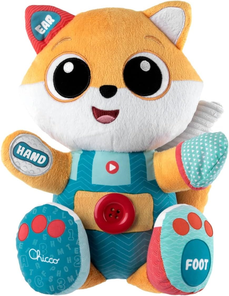 Chicco Interaktives Lern-Plüschtier Fuchs - Montessori Spielzeug bis zu 56% Rabatt