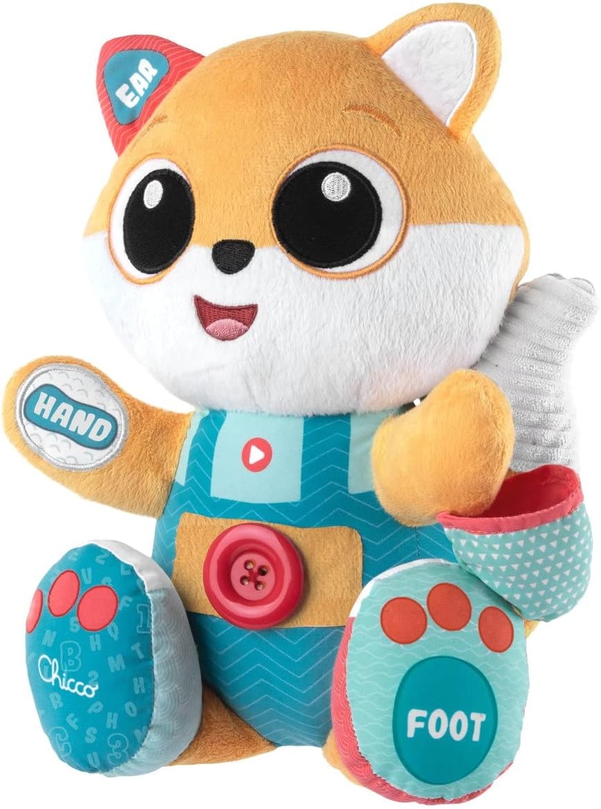 Chicco Interaktives Lern-Plüschtier Fuchs - Montessori Spielzeug bis zu 56% Rabatt