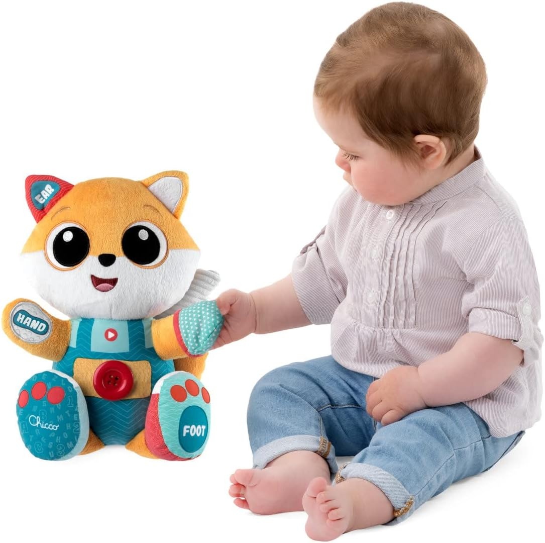 Chicco Interaktives Lern-Plüschtier Fuchs - Montessori Spielzeug bis zu 56% Rabatt