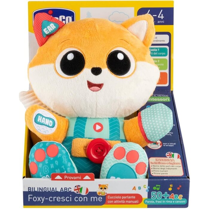 Chicco Interaktives Lern-Plüschtier Fuchs - Montessori Spielzeug bis zu 56% Rabatt