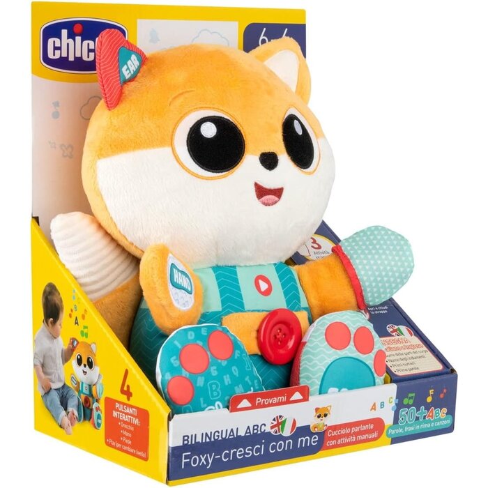 Chicco Interaktives Lern-Plüschtier Fuchs - Montessori Spielzeug bis zu 56% Rabatt