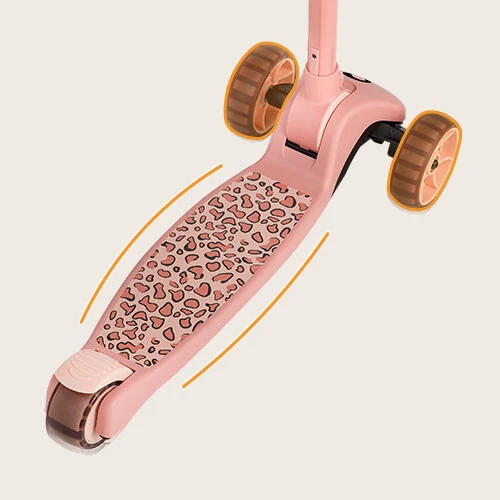 2-in-1 Kinderroller Rosa - LED-Räder, klappbar - bis zu 32,9% Rabatt