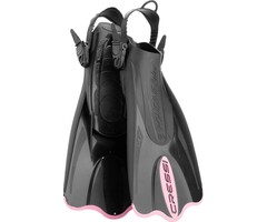 Cressi Verstellbare Schnorchelflossen - Schwarz/Pink - Outlet bis zu 60% Rabatt
