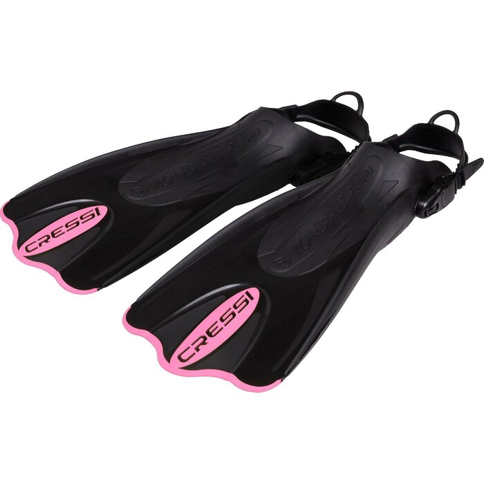 Cressi Verstellbare Schnorchelflossen - Schwarz/Pink - Outlet bis zu 60% Rabatt