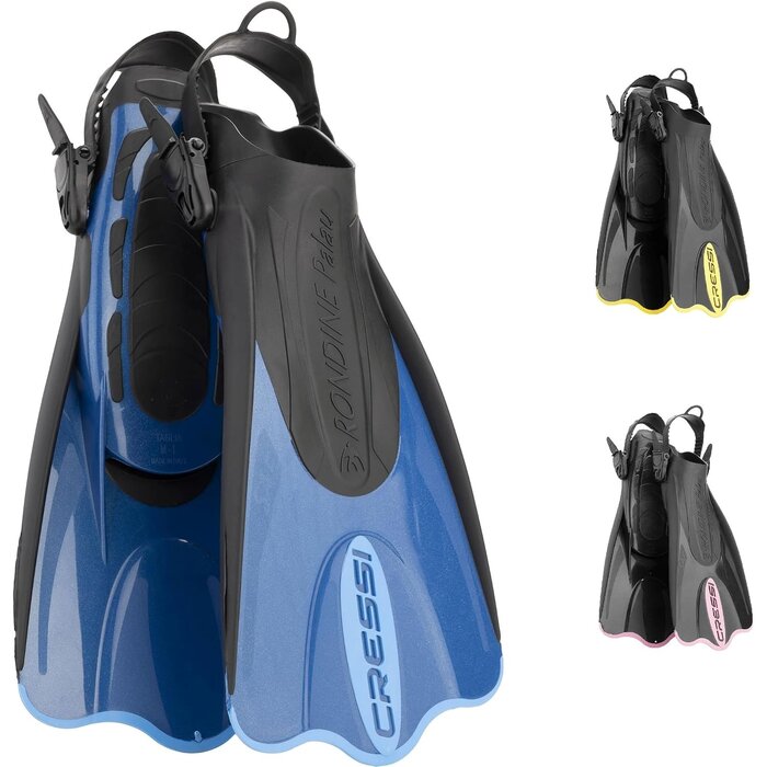 Cressi Verstellbare Schnorchelflossen - Schwarz/Pink - Outlet bis zu 60% Rabatt