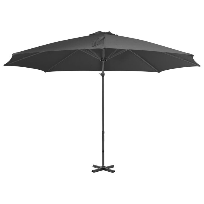 Luxus Ampelschirm 300 cm Anthrazit - Sparen Sie bis zu 34,1% im Outlet