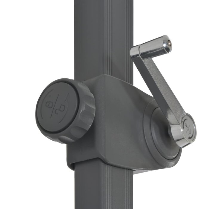 Luxus Ampelschirm 300 cm Anthrazit - Sparen Sie bis zu 34,1% im Outlet