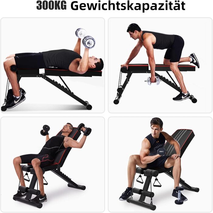Klappbare Hantelbank - Verstellbares Training - Jetzt bis zu 34 % reduziert