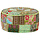 Handgefertigter Patchwork Sitzhocker Grün 40x20cm - bis zu 32,9% Rabatt
