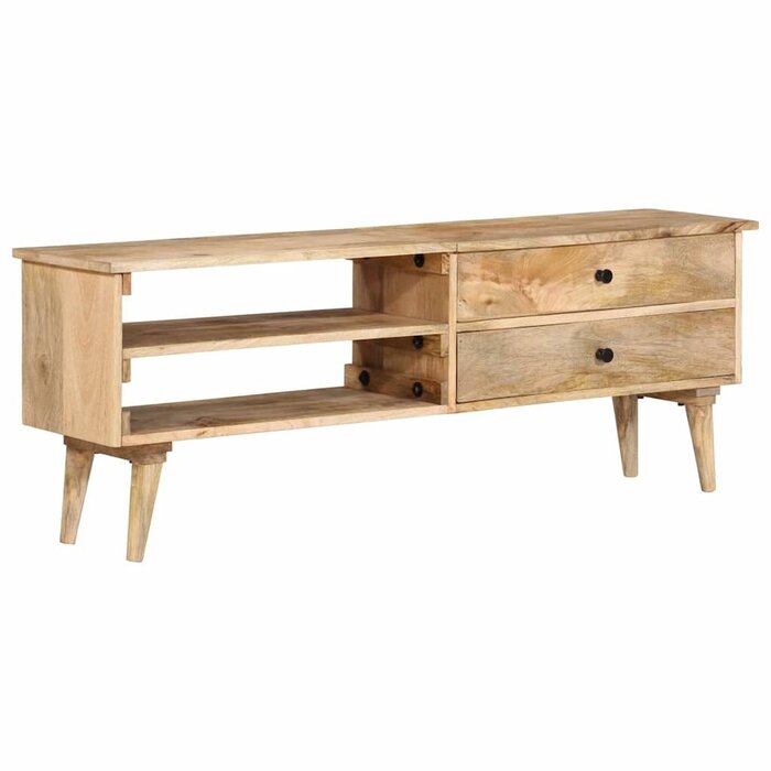 TV-Board aus massivem Mangoholz 140x30x50 cm - jetzt bis zu 34,4% Rabatt