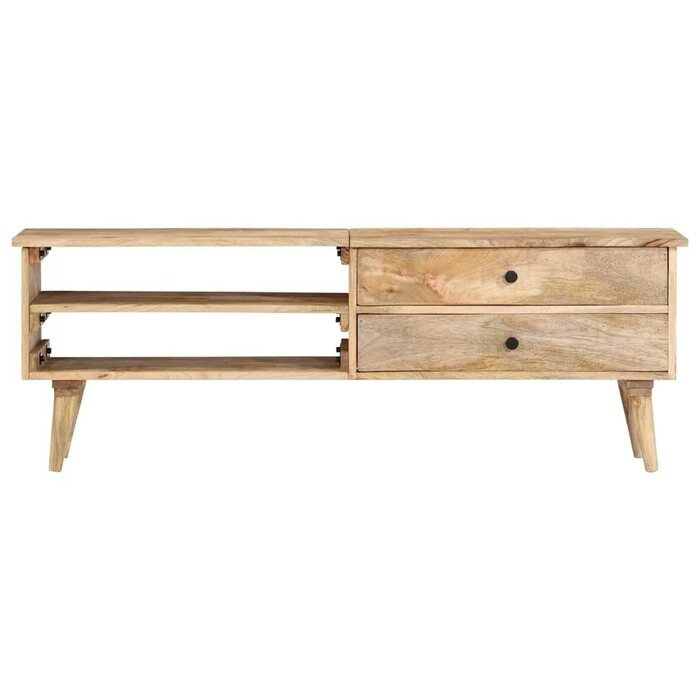 TV-Board aus massivem Mangoholz 140x30x50 cm - jetzt bis zu 34,4% Rabatt