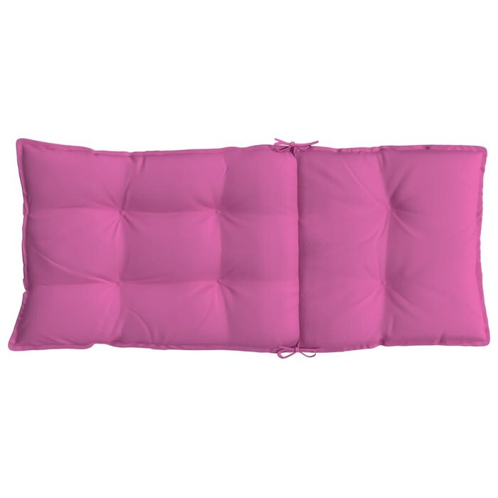 4er-Set Hochlehner Stuhlkissen, 120x50 cm, Rosa - bis zu 33,7% sparen!