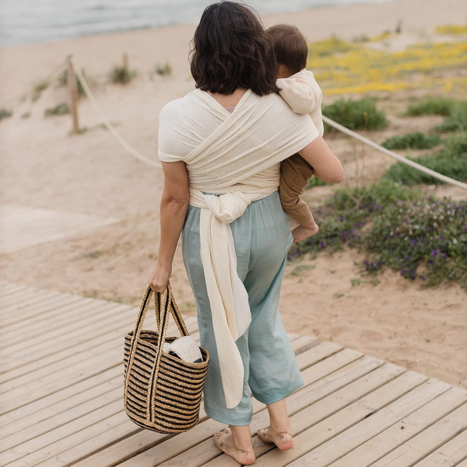 Elastisches Babytragetuch Oat Meadow | bis zu 27,8% Rabatt