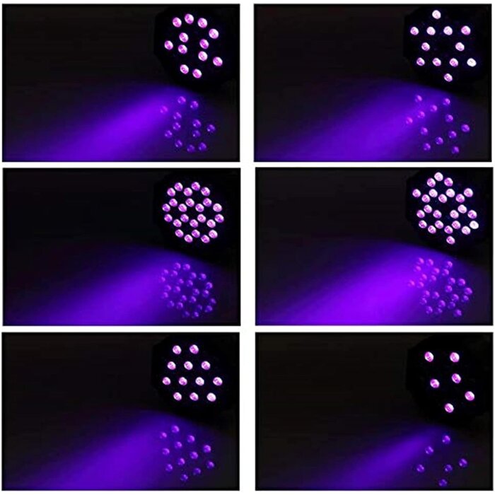 UV Blacklight DMX512 Scheinwerfer 72W - Party-Strahler - bis zu 32,3% Rabatt