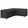 L-Form Gartenmöbel-Schutzhülle 250x180x80cm - Schwarz - bis zu 31,7% Rabatt