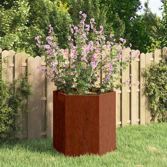 Moderner Cortenstahl Pflanzkübel 40x40x45cm - Jetzt bis zu 32,1% sparen