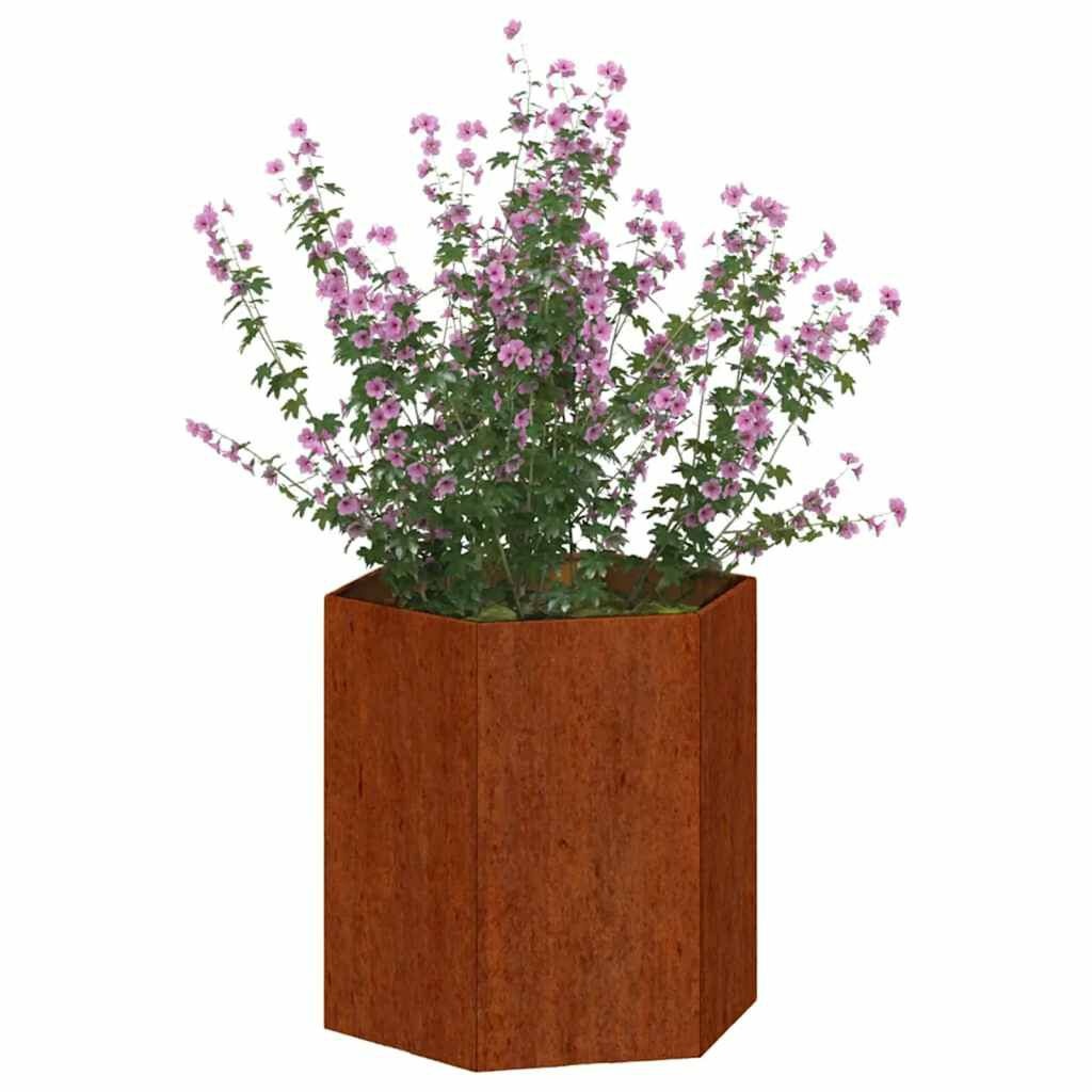 Moderner Cortenstahl Pflanzkübel 40x40x45cm - Jetzt bis zu 32,1% sparen