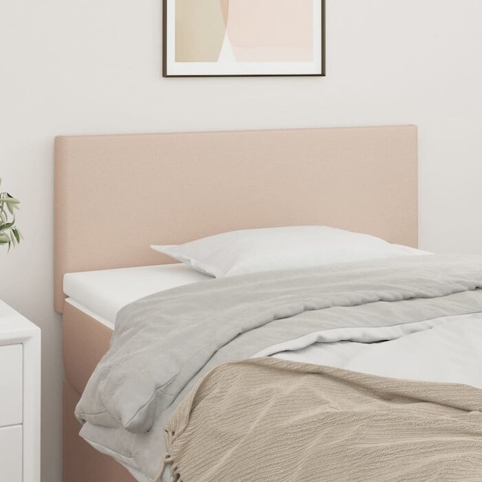 Vidaxl Bettkopfteil 100x88 cm Kunstleder Cappuccino - Jetzt bis zu 70% günstiger